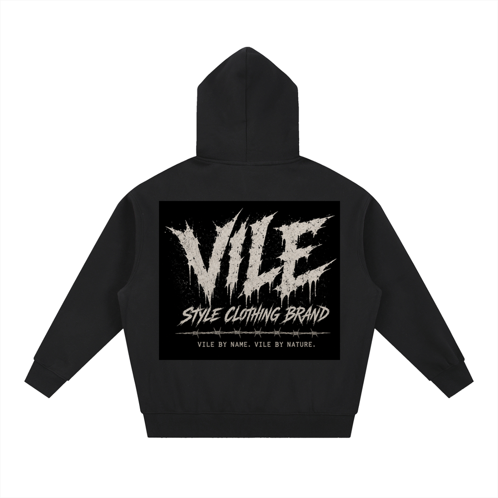 Essential Oversized Boxy Fit Fleece Hoodie