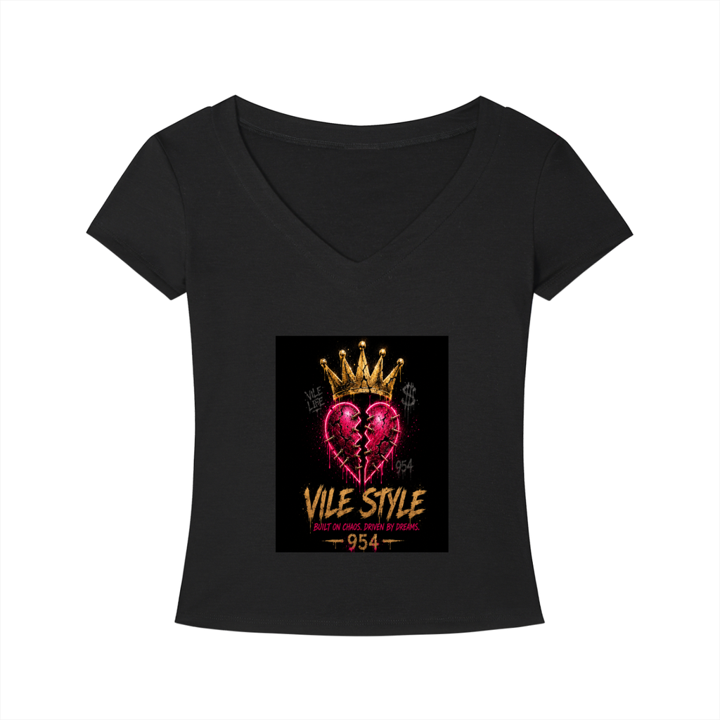 Tencel Slim Fit V-Neck T-Shirt