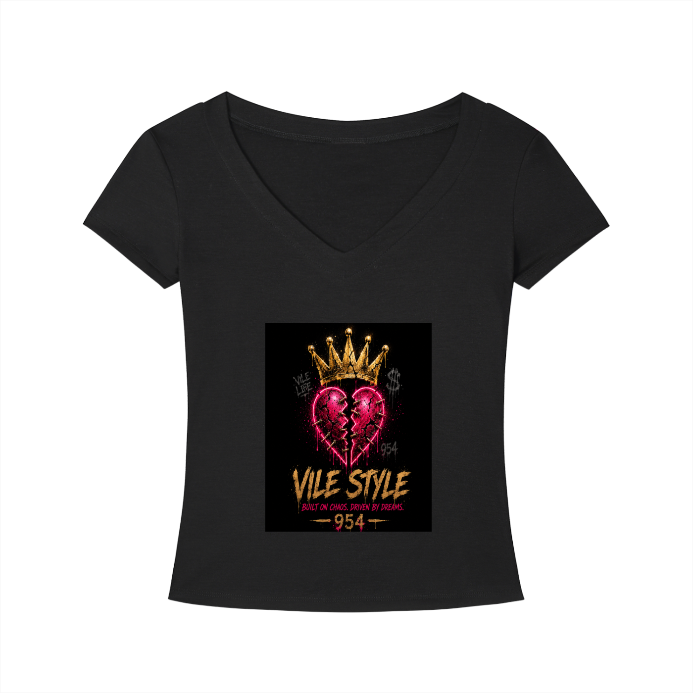 Tencel Slim Fit V-Neck T-Shirt