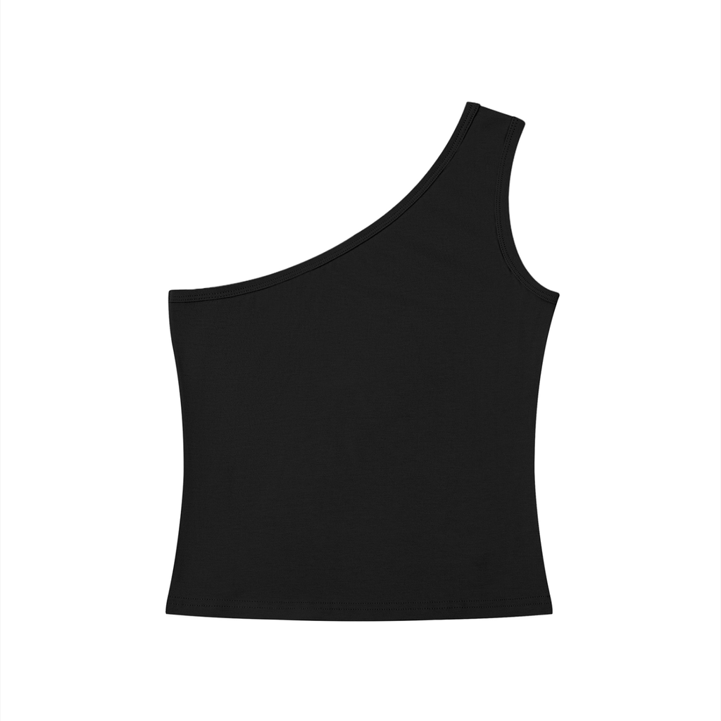 Women's One-Shoulder Crop T-Shirt/Beautifully Unhinged