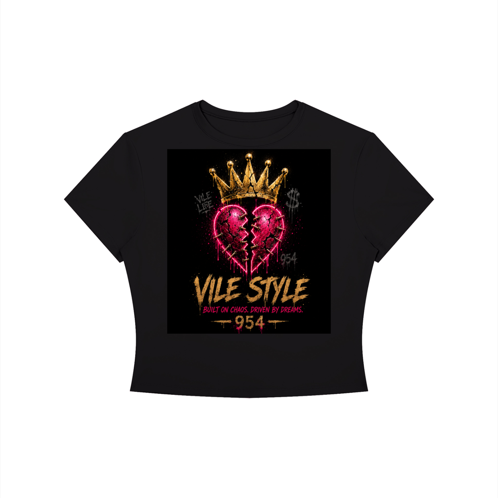 Women's Crewneck Crop T-Shirt