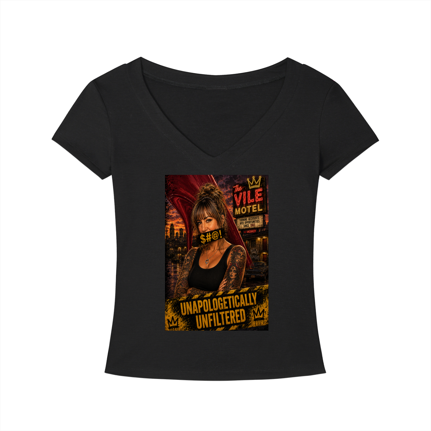 Tencel Slim Fit V-Neck T-Shirt